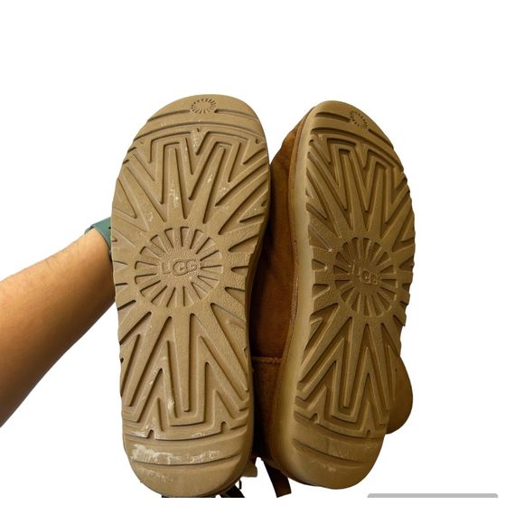 UGG Womens Bailey Bow Tall II Boot Size 10 Chestnut Tan 1016434 Winter - Picture 10 of 16